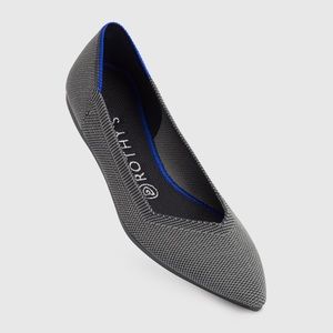 Rothy’s Cloud Grey Birdseye Point 8.5